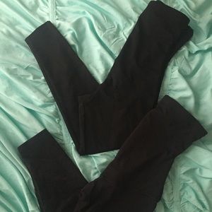 High waisted crop leggings